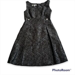 Evan Picone dress cocktail size 8 silver gray